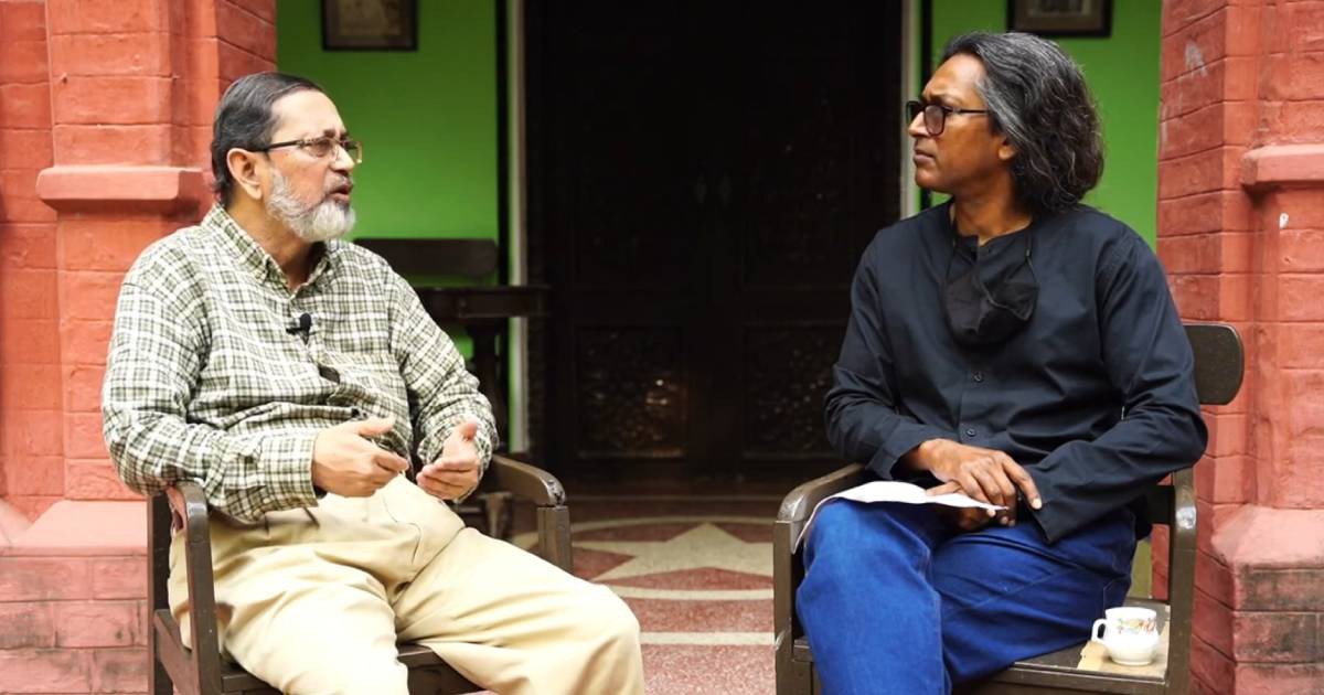 In conversation with the resident